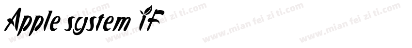 Apple systemUIF字体转换